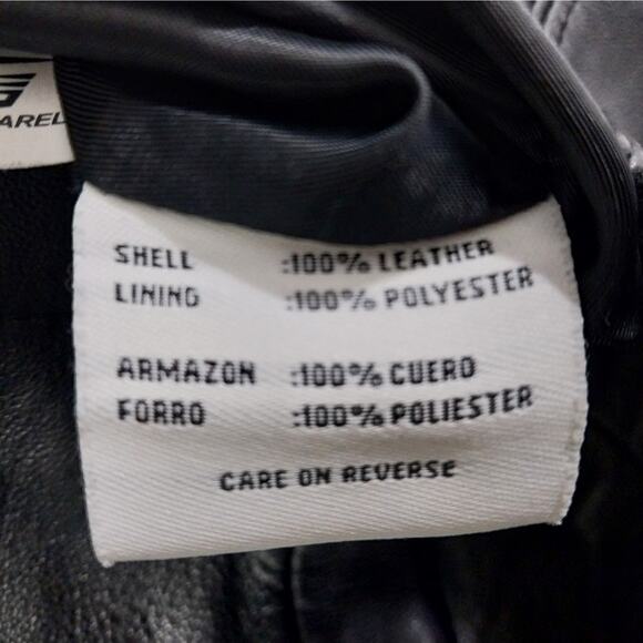 NINE WEST! SLEEK & SUPPLE BLACK GENUINE LEATHER ZIPPER FRONT JACKET, COAT! SZ M - Picture 11 of 13